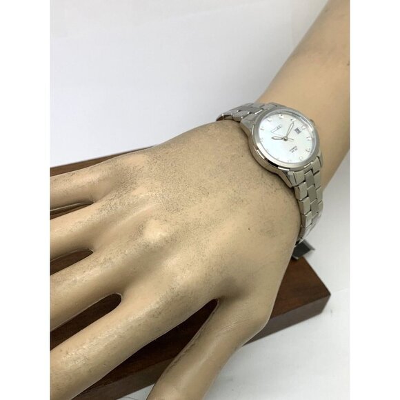 Citizen Women's Watch EU6070-51Y Quartz White Mother of Pearl Dial 28mm - Picture 5 of 14